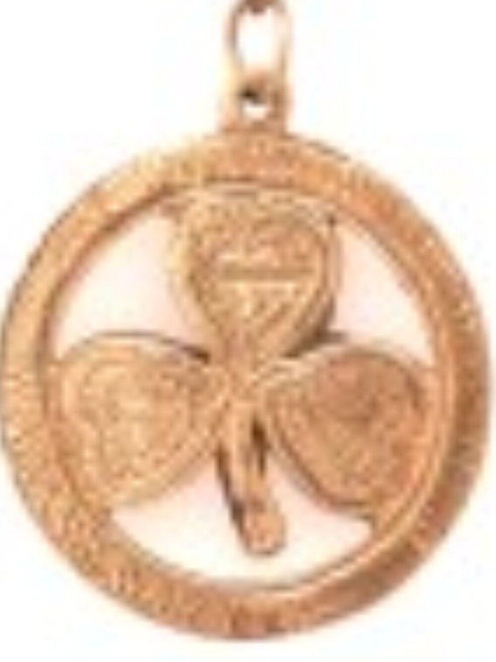 9K “Céad Míle Fáilte,” IRISH Three Leaf Charming Clover Charm 100,000 Welcomes - Picture 2 of 4